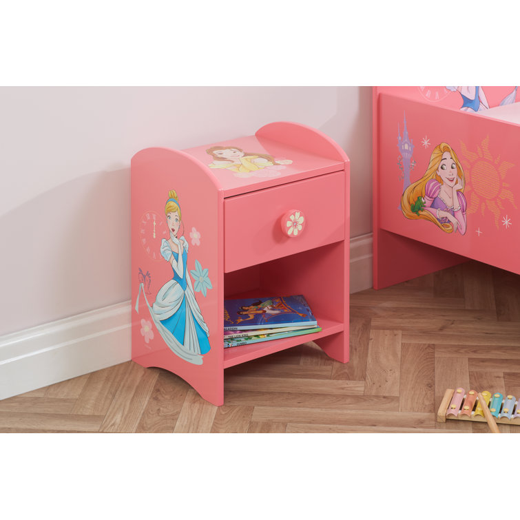 Disney Princess 1 Drawer Nightstand Wayfair.co.uk